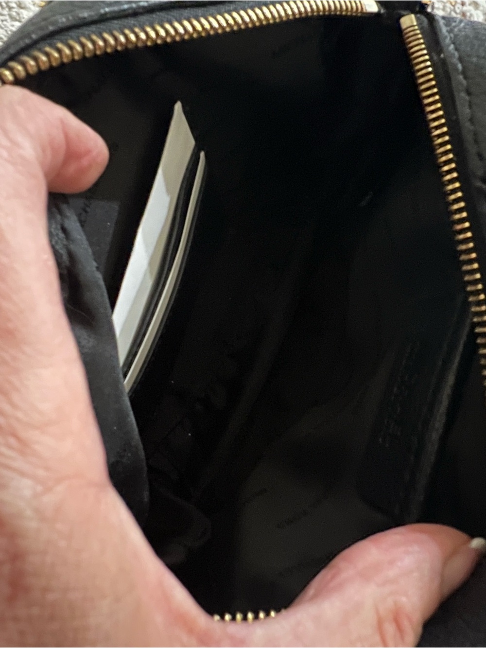 Michael Kors Ginny Studded Black Leather Crossbody - Picture 8 of 8